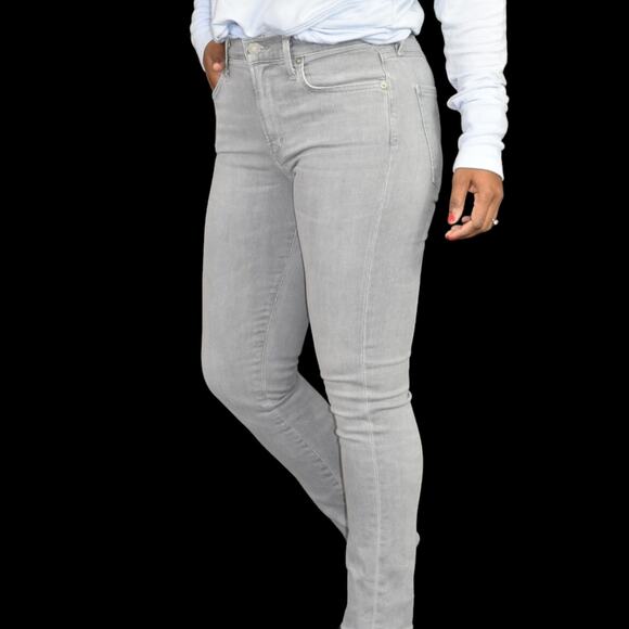 Agolde Sophie Jean Grey Light Fame Skinny Slim High Waist Cotton Stretch Size 26 - Picture 16 of 16